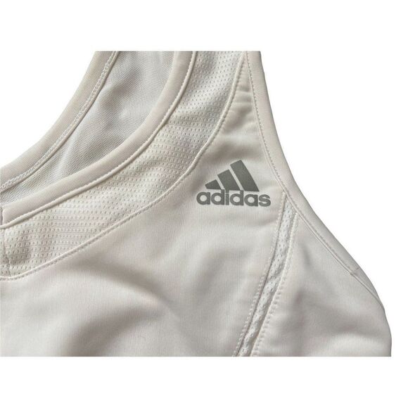 Adidas White Sports Bra (Size Small) - Picture 2 of 4